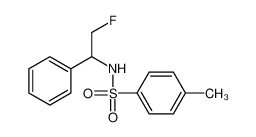 N-(2-fluoro-1-phenylethyl)-4-methylbenzenesulfonamide 654677-46-0