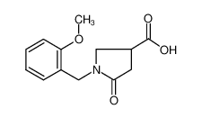 1-[(2-methoxyphenyl)methyl]-5-oxopyrrolidine-3-carboxylic acid 352208-42-5