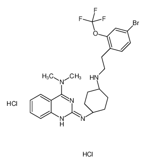 510732-84-0 structure, C25H31BrCl2F3N5O