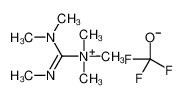 trifluoromethanolate,trimethyl-(N,N,N'-trimethylcarbamimidoyl)azanium