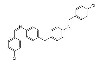 1-(4-chlorophenyl)-N-[4-[[4-[(4-chlorophenyl)methylideneamino]phenyl]methyl]phenyl]methanimine 63839-06-5