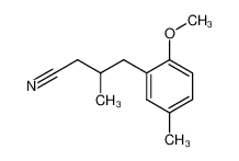 82620-85-7 spectrum, 3-methyl-4-(2-methoxy-5-methylphenyl)butanenitrile