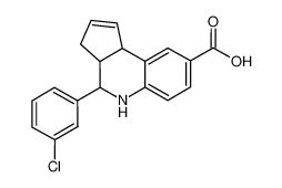 4-(3-氯-苯基)-3a,4,5,9b-四氢-3H-环戊并[c]喹啉-8-羧酸