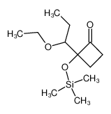 125113-33-9 2-(1-ethoxypropyl)-2-((trimethylsilyl)oxy)cyclobutan-1-one