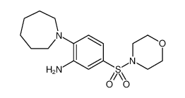 Benzenamine, 2-(hexahydro-1H-azepin-1-yl)-5-(4-morpholinylsulfonyl)- 885531-23-7