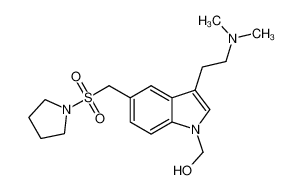 3-[2-(二甲基氨基)乙基]-5-[(1-吡咯烷基磺酰基)甲基]-1H-吲哚-1-甲醇