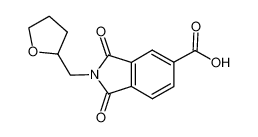 1,3-dioxo-2-(oxolan-2-ylmethyl)isoindole-5-carboxylic acid 312498-19-4