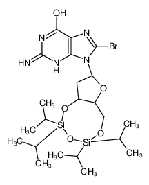 769141-88-0 structure, C22H38BrN5O5Si2