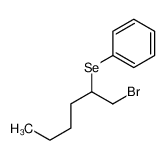 63831-74-3 1-bromohexan-2-ylselanylbenzene