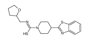 4-(1,3-Benzothiazol-2-yl)-N-(tetrahydro-2-furanylmethyl)-1-piperi dinecarbothioamide