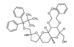 109413-94-7 spectrum, ((2R,4a'R,5R,6'R,7'R,8'R,8a'R)-7'-(benzyloxy)-5-(((tert-butyldiphenylsilyl)oxy)methyl)-8'-(methoxymethoxy)octahydro-3H,3'H-spiro[furan-2,2'-pyrano[3,2-b]pyran]-6'-yl)methanol