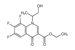 107359-16-0 ethyl 6,7,8-trifluoro-1,4-dihydro-1-(1-hydroxyprop-2-yl)-4-oxoquinoline-3-carboxylate