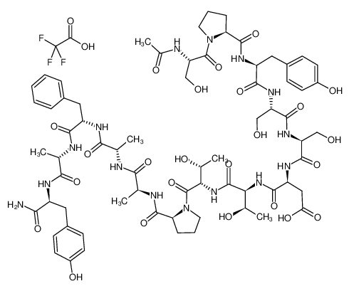 838825-26-6 structure, C71H96F3N15O26