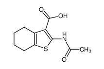 2-乙酰基氨基-4,5,6,7-四氢苯并[b]噻吩-3-羧酸