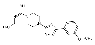 606088-55-5 structure, C17H22N4OS2