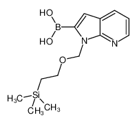 1-((2-(三甲基甲硅烷基)乙氧基)甲基)-1H-吡咯并[2,3-b]吡啶-2-硼酸