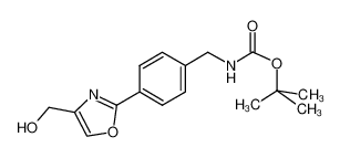 [4-(4-羟基甲基-噁唑-2-基)-苄基]-氨基甲酸叔丁酯