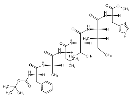 105467-06-9 structure, C41H64N8O9