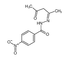 4-nitro-N-[(Z)-4-oxopentan-2-ylideneamino]benzamide