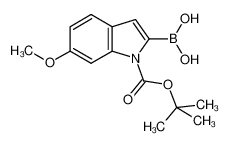 1-N-叔丁氧羰基-6-甲氧基吲哚-2-硼酸