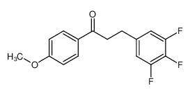 1-(4-methoxyphenyl)-3-(3,4,5-trifluorophenyl)propan-1-one 898777-68-9