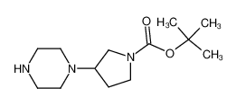 3-(1-piperazinyl)-1-pyrrolidinecarboxylic acid 1,1-dimethylethyl ester 867265-71-2