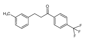 3-(3-methylphenyl)-1-[4-(trifluoromethyl)phenyl]propan-1-one 898791-08-7