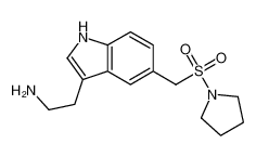 3-(2-氨基乙基)-5-(1-吡咯烷磺酰基甲基)吲哚