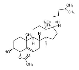 51238-15-4 spectrum, 4β-acetoxycholest-5-en-3β-ol