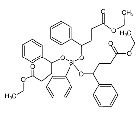 85905-71-1 乙基9-(4-乙氧基-4-氧代-1-苯基丁氧基)-4-氧代-7,9,11-三苯基-3,8,10-三氧杂-9-硅杂十四烷-14-酸酯