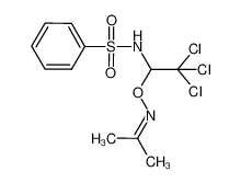 N-(1-((异亚丙基氨基)氧基)-2,2,2-三氯乙基)-苯磺酰胺