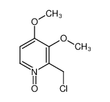 2-氯甲基-3,4-二甲氧基吡啶-N-氧化物