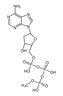 87202-49-1 structure, C11H18N5O12P3