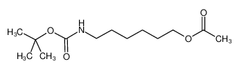 1258782-56-7 6-((tert-butoxycarbonyl)amino)hexyl acetate