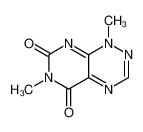 1,6-dimethylpyrimido[5,4-e][1,2,4]triazine-5,7-dione 84-82-2