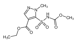 4-乙氧羰基-1-甲基-5-吡唑磺酰氨基甲酸甲酯