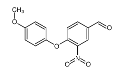 4-(4-甲氧基苯氧基)-3-硝基苯甲醛