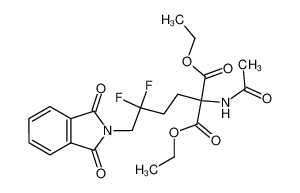 64442-14-4 spectrum, acetylamino-(3,3-difluoro-4-phthalimido-butyl)-malonic acid diethyl ester