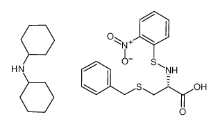 (2R)-3-benzylsulfanyl-2-[(2-nitrophenyl)sulfanylamino]propanoate,dicyclohexylazanium 7675-65-2