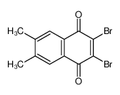 41791-77-9 spectrum, 2,3-dibromo-6,7-dimethylnaphthalene-1,4-dione