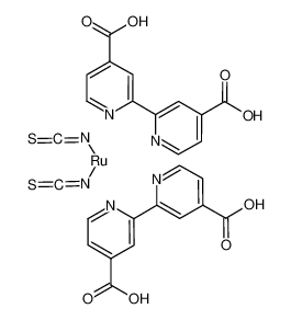141460-19-7 cis-二硫氰酸基双(N,N’-2,2’-联吡啶-4,4’-二甲酸)钌