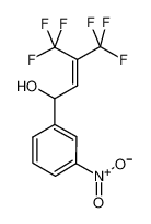 4,4,4-trifluoro-1-(3-nitrophenyl)-3-(trifluoromethyl)but-2-en-1-ol 100482-54-0