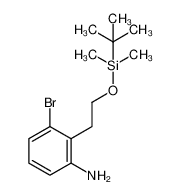 3-溴-2-[2-[[(1,1-二甲基乙基)二甲基甲硅烷基]氧基]乙基]苯胺