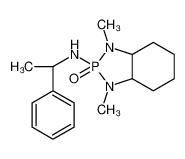 (3aR,7aR)-1,3-dimethyl-2-oxo-N-[(1S)-1-phenylethyl]-3a,4,5,6,7,7a-hexahydrobenzo[d][1,3,2]diazaphosphol-2-amine 204990-17-0