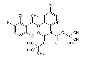 1331786-33-4 (±)-bis(Boc)-5-bromo-3-(1-(2,6-dichloro-3-fluoropheny)ethoxy)pyridin-2-amine