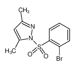 1-(2-bromophenyl)sulfonyl-3,5-dimethylpyrazole 957120-77-3