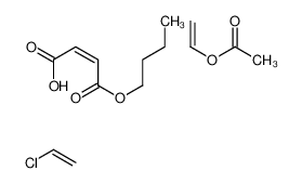 (Z)-4-butoxy-4-oxobut-2-enoic acid,chloroethene,ethenyl acetate 41934-30-9