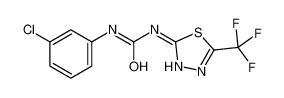 61516-34-5 structure, C10H6ClF3N4OS