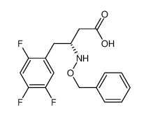 (3R)-3-(phenylmethoxyamino)-4-(2,4,5-trifluorophenyl)butanoic acid 767352-29-4