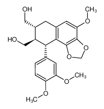 82423-78-7 r-1-(3,4-dimethoxyphenyl)-t-2,c-3-bishydroxymethyl-6-methoxy-7,8-methylenedioxy-1,2,3,4-tetrahydronaphthalene